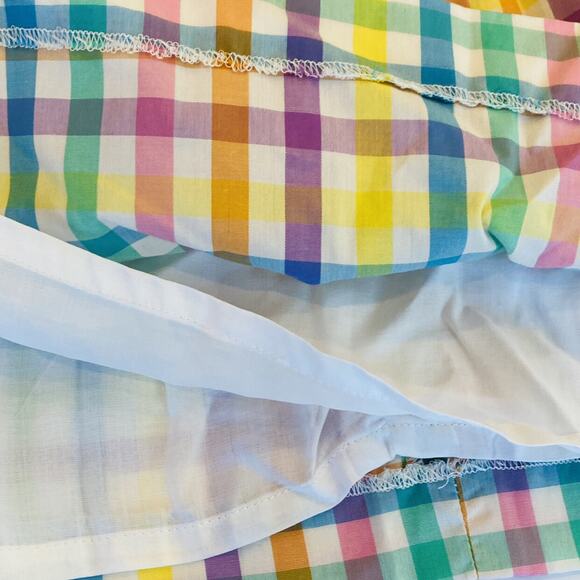 NWT Gabby 14Y Aqua Check Dress - Picture 3 of 8